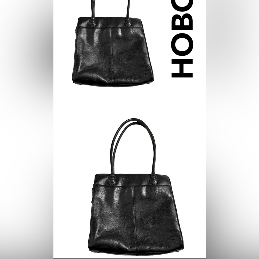 Hobo Black Leather Bag